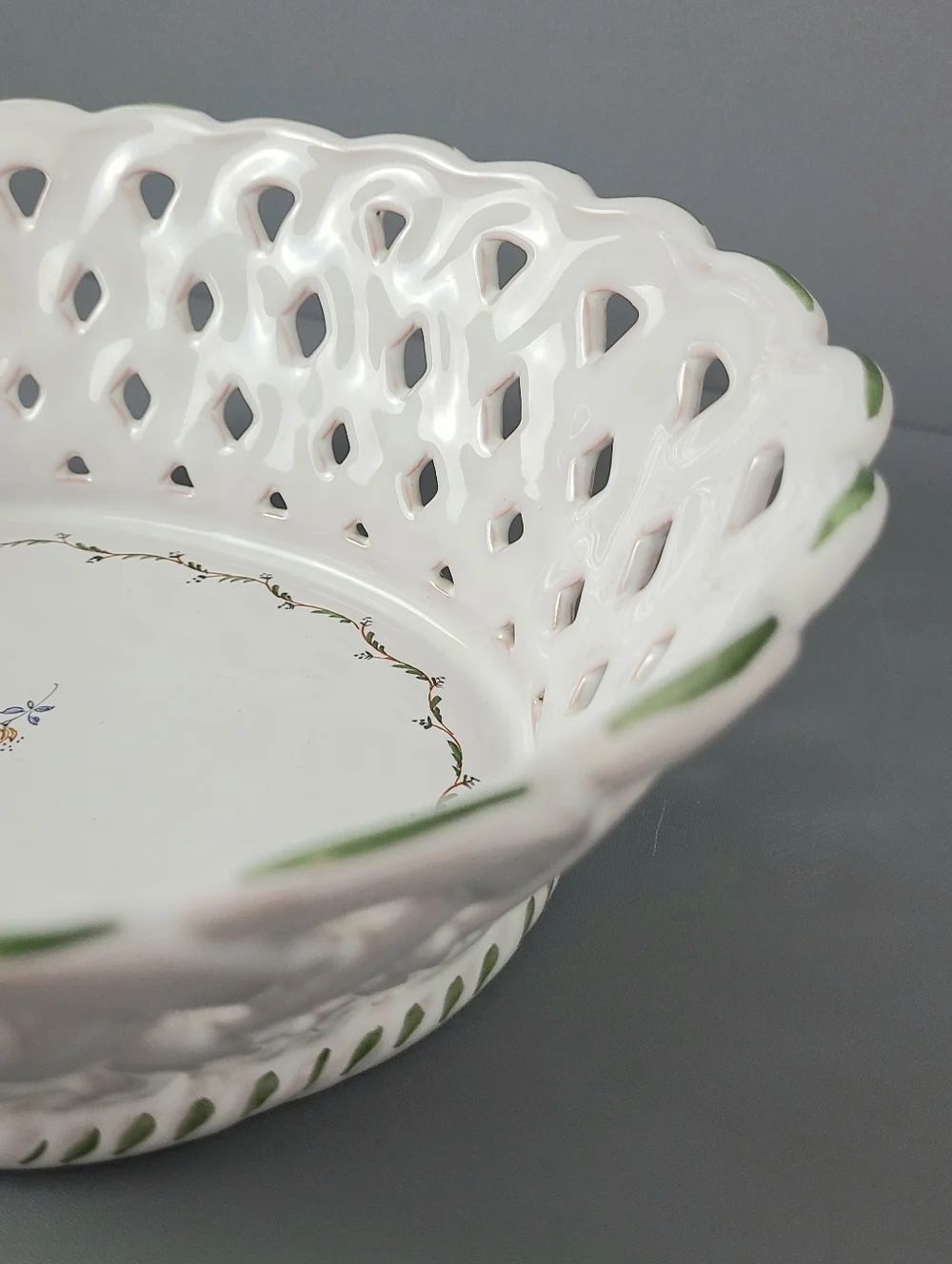 Atelier de Segries Moustiers France Vintage Bread Bowl